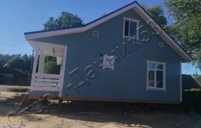 3 Каркасный дом Д-31, 10x8м, 85.3 М², Республика Карелия, Пяткарантский район, посёлок Салми (13)